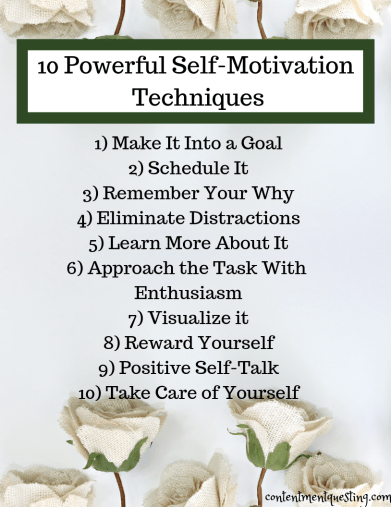 10 Powerful Self-motivation Techniques